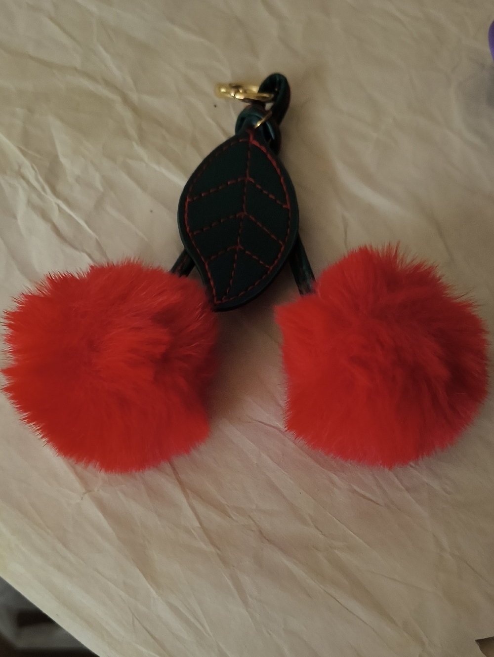 NWOT Cherry Bag Charm